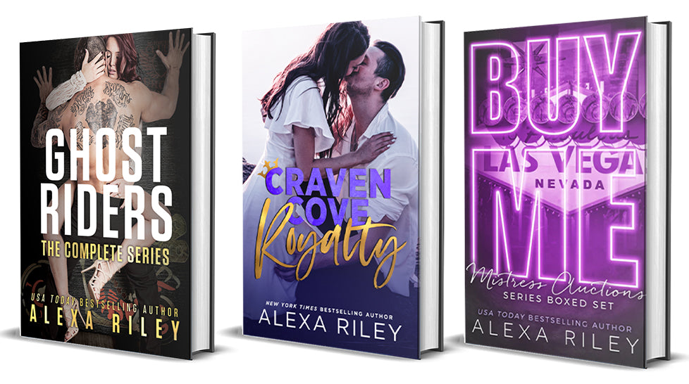 3 Signed Paperbacks Bundle - Buy Me, Craven Cove and Ghost Riders