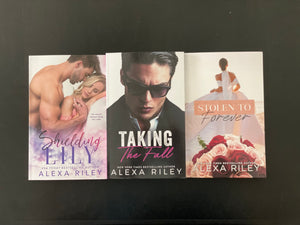 3 Signed Paperbacks Bundle -  Shielding Lily, Stolen to Forever & Taking The Fall