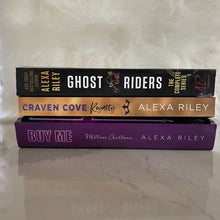 Load image into Gallery viewer, 3 Signed Paperbacks Bundle - Buy Me, Craven Cove and Ghost Riders
