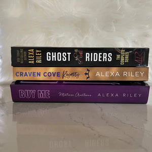 3 Signed Paperbacks Bundle - Buy Me, Craven Cove and Ghost Riders