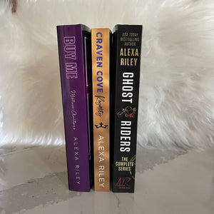 3 Signed Paperbacks Bundle - Buy Me, Craven Cove and Ghost Riders